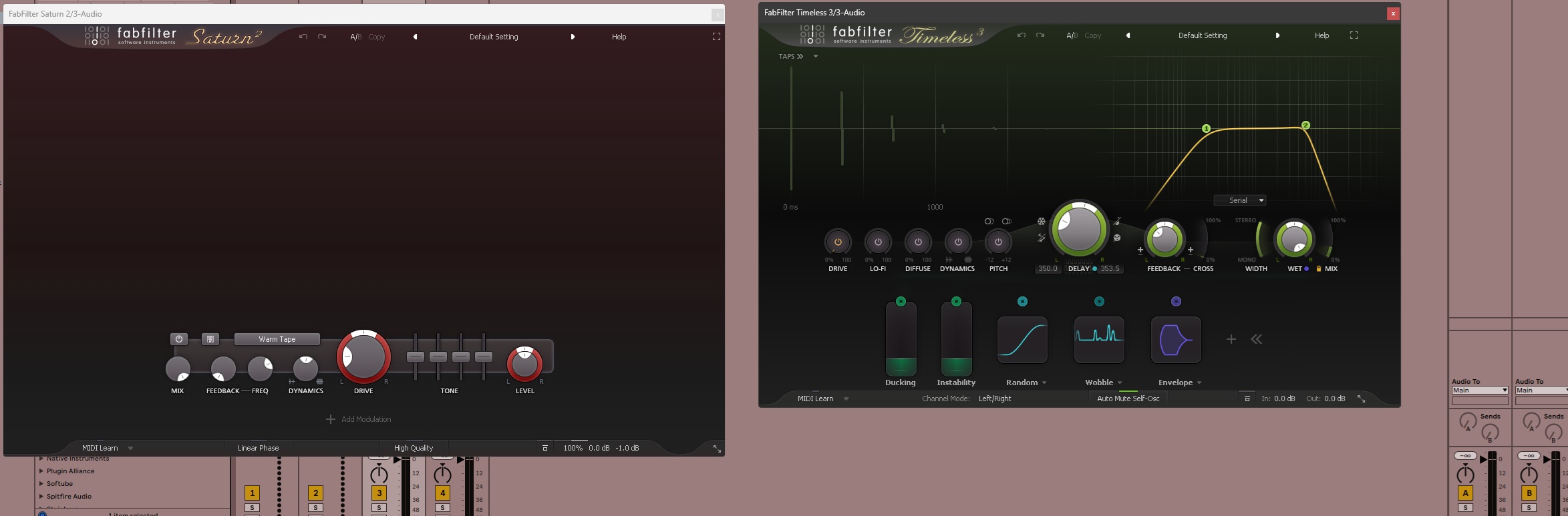 Fabfilter Saturn 2 & Timeless 3 custom bundle